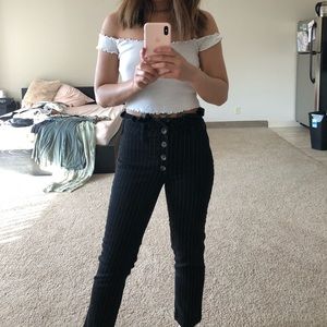 FREE PEOPLE CINCHED WAIST PANTS